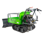 Preview: Zipper Maschinen ZI-MD 300 Miniraupendumper inkl. Räumschild Minidumper Schubkarre