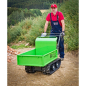 Preview: Zipper Maschinen ZI-MD 300 Miniraupendumper inkl. Räumschild Minidumper Schubkarre