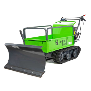 Zipper Maschinen ZI-MD 300 Miniraupendumper inkl. Räumschild Minidumper Schubkarre