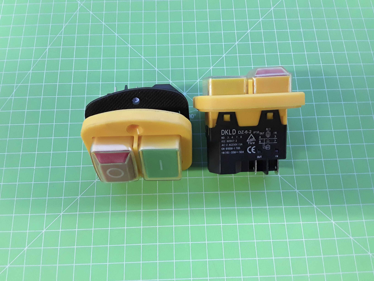 Zipper Maschinen Ersatzteil passend zu ZI-FS250 Ein/Ausschalter; ZI-FS250
