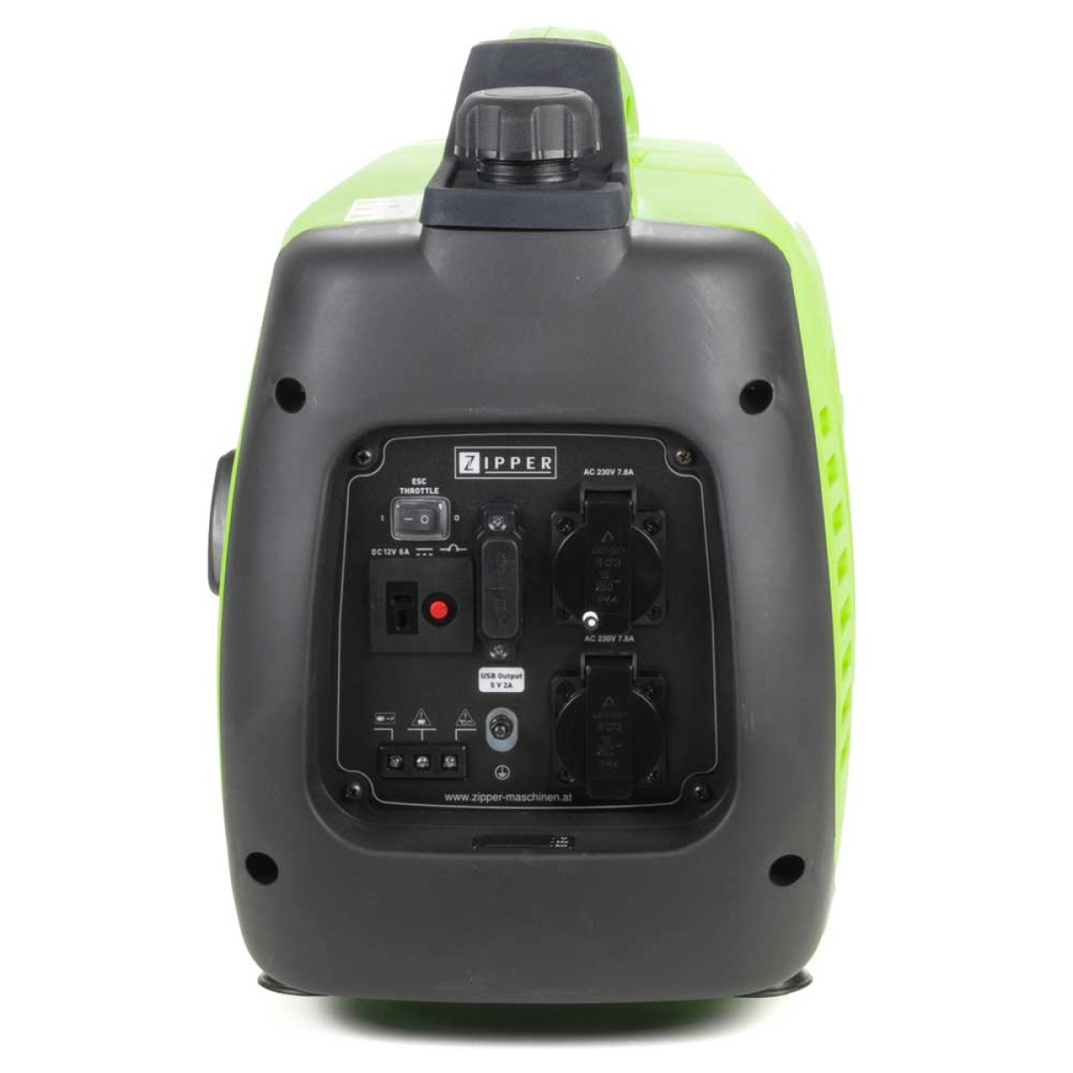 Zipper Maschinen Stromerzeuger Inverter ZI STE 2000 IV 1,7 KVa camping Generator mit USB