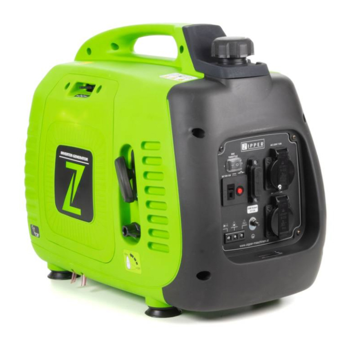 Zipper Maschinen Stromerzeuger Inverter ZI STE 2000 IV 1,7 KVa camping Generator mit USB