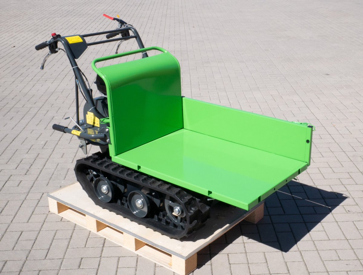Zipper Maschinen ZI-MD 300 Miniraupendumper inkl. Räumschild Minidumper Schubkarre